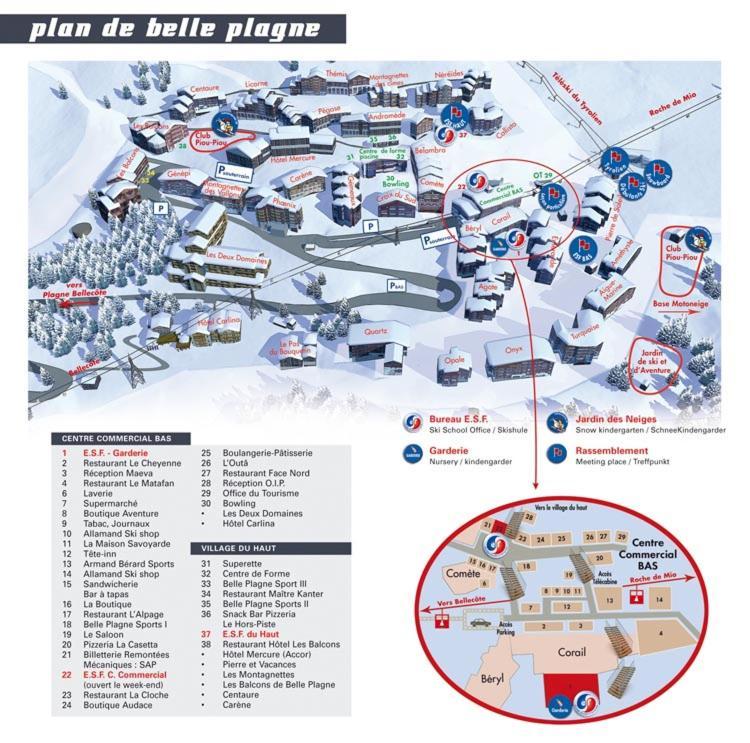 Joli Studio Cabine 4 Personnes Belle Plagne Apartment La Plagne-Tarentaise Bagian luar foto